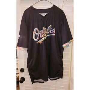 Baltimore Orioles 2025 LGBTQ Pride Night SGA Baseball Jersey XL